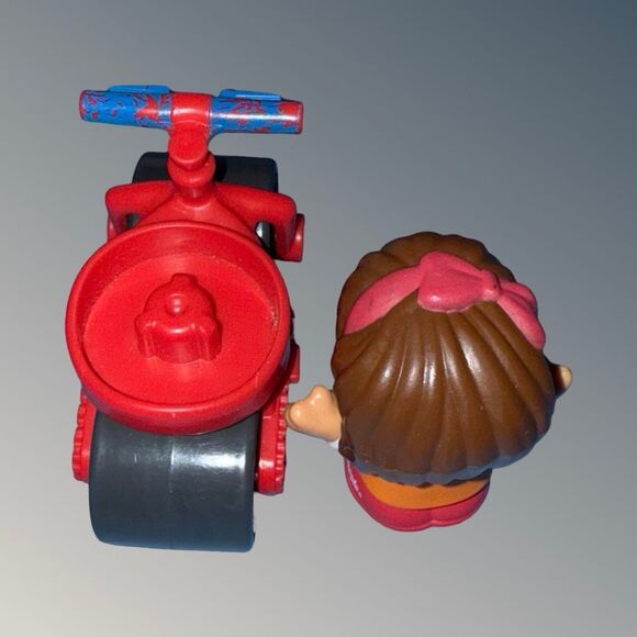 2012 Fisher Price Little People Mia & Bike Cycle A21 - Picture 6 of 7